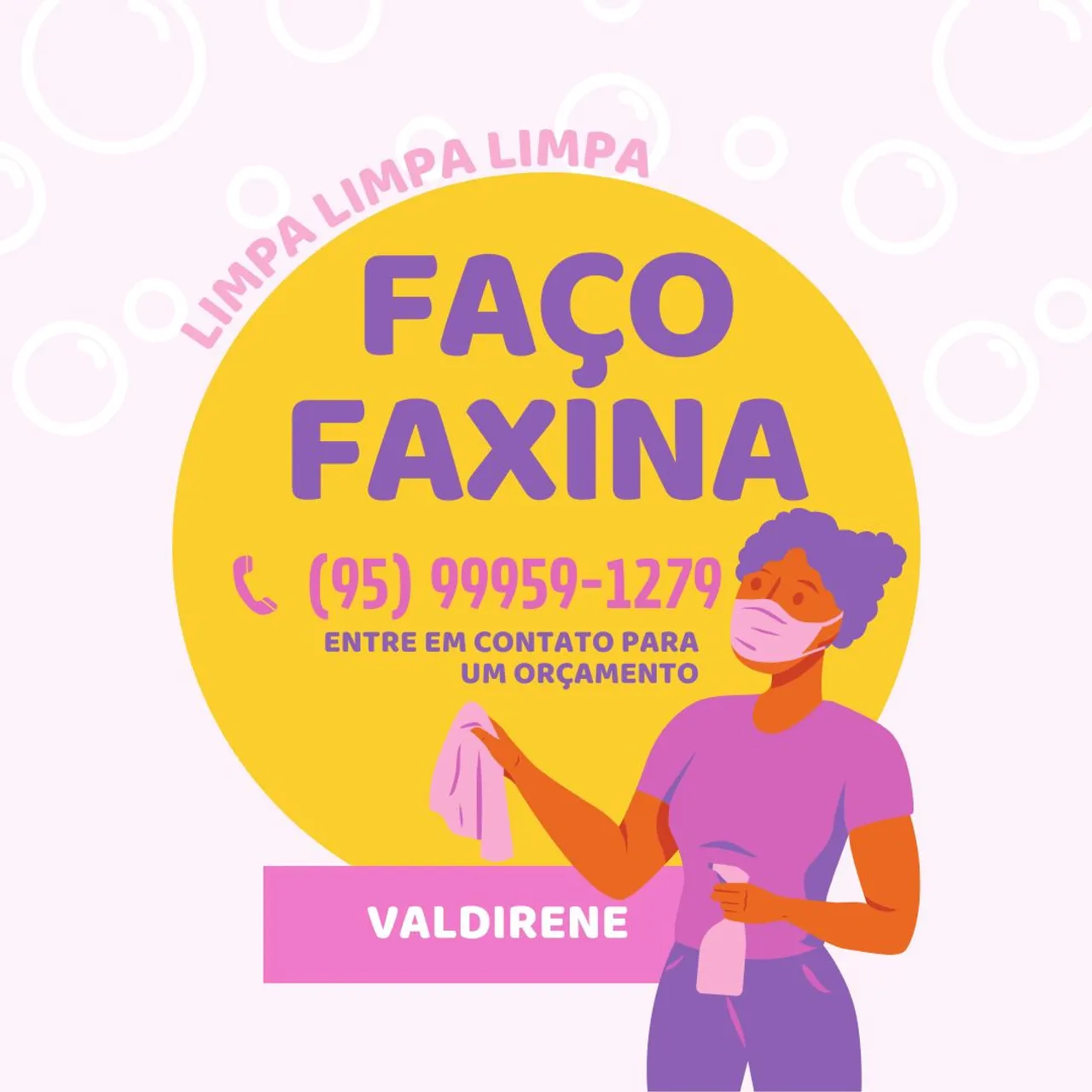 Faço faxina