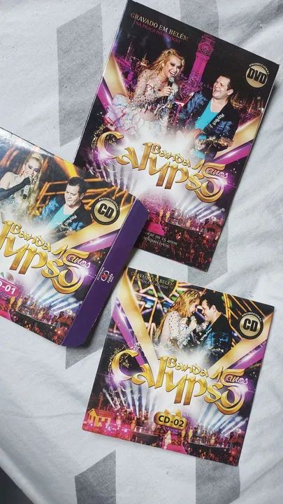 Banda do Calypso 15 anos - DVD completo com os dois CDs 