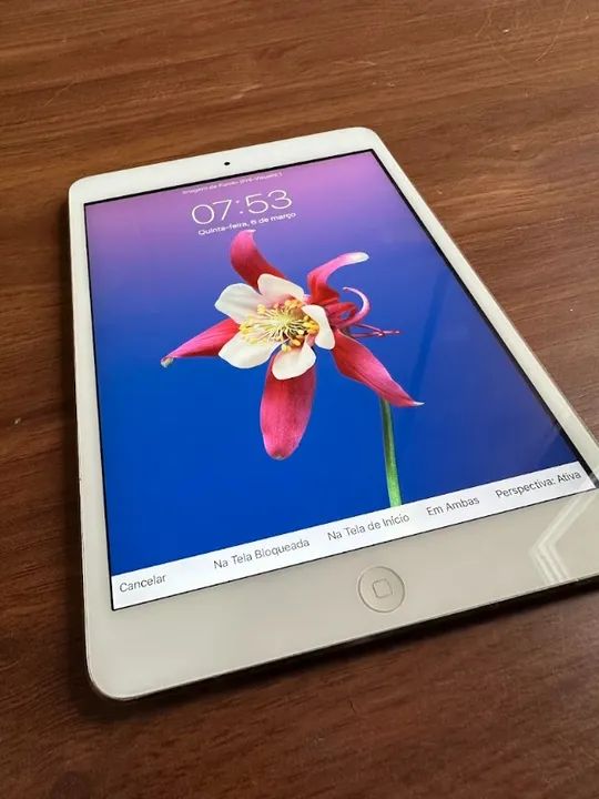 ipad mini 2 apple ios 12.5.7 16gb 2gb wifi bluetooth 7.9 stylus pencil cabo fones perfeito - Foto 4