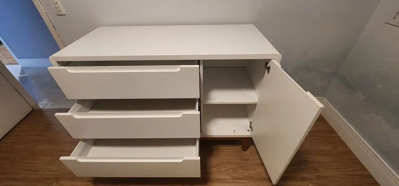 Cômoda Bo com Porta - Gaveteiro com Design Moderno - Foto 2