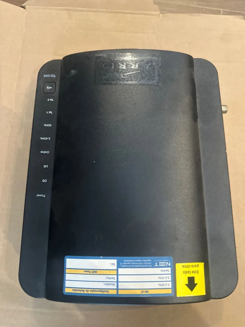 Roteador NET TG1692