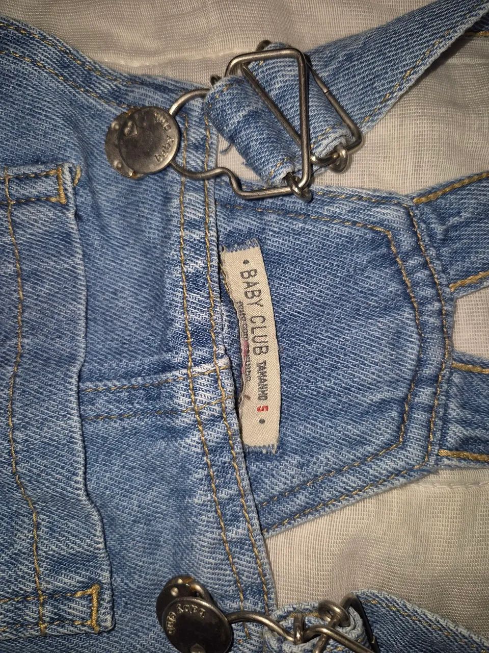 Macacão jardineira infantil 