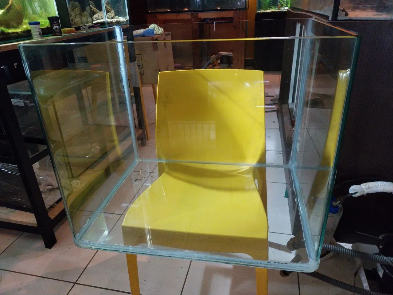 Aquário 140L vidro curvo temperado novo (Ler descrição) - Foto 6