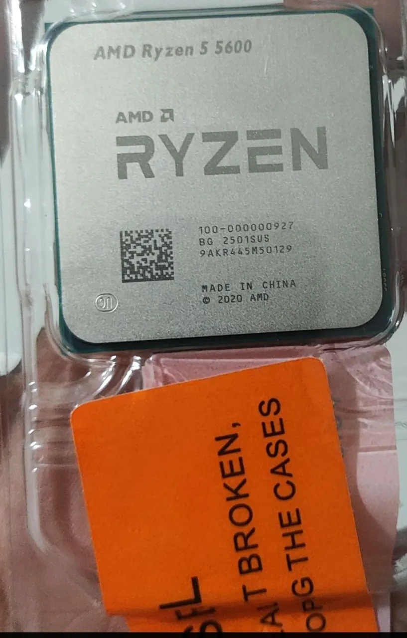 Processador AMD Ryzen 5 5600 Novo