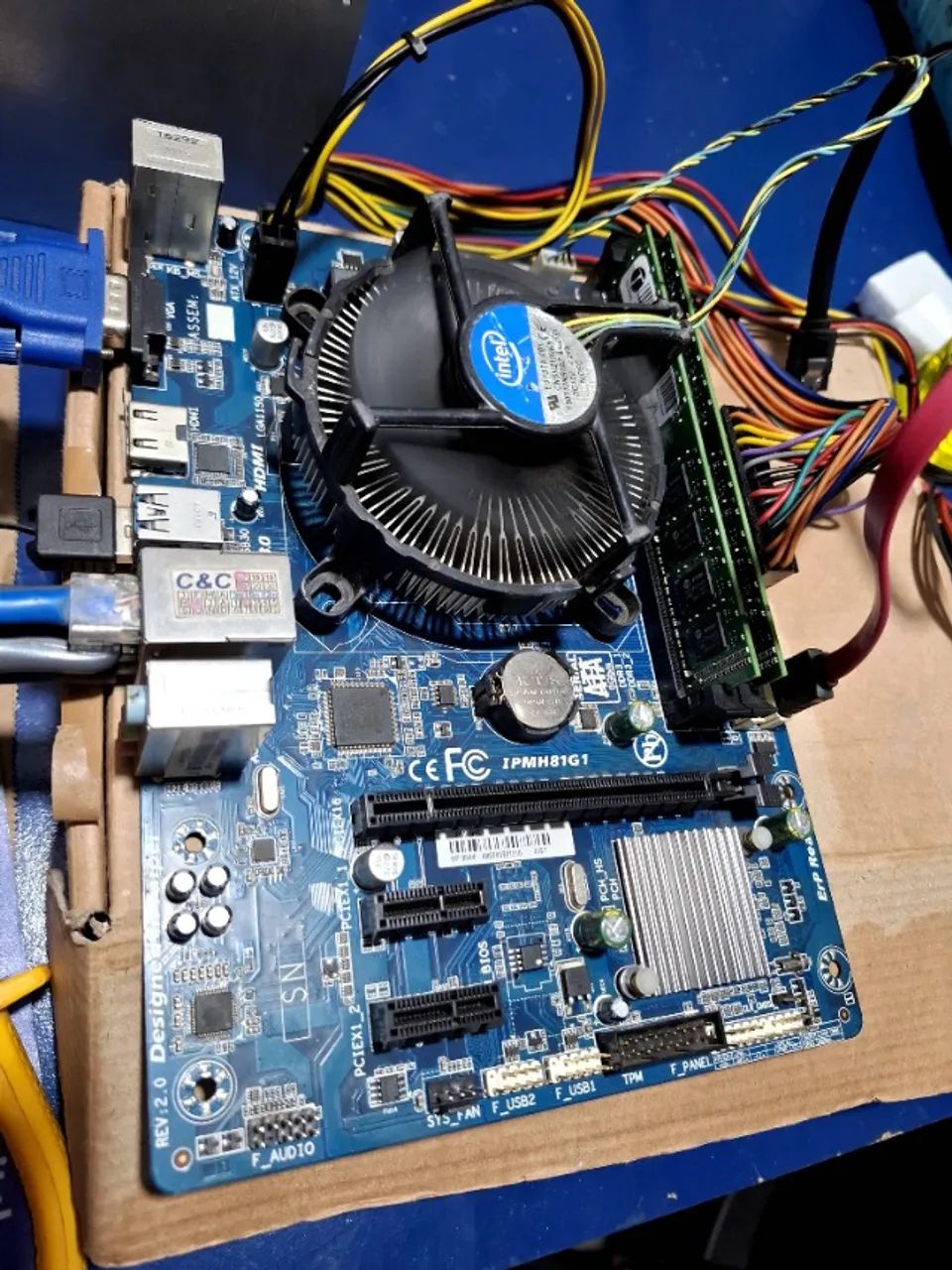 Placa mãe 1150 + Processador i3 4160 + 8GB de memória ram - Foto 2