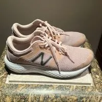 tenis feminino new balance 420 comfort ride, cor bege, leve e confortavel, 