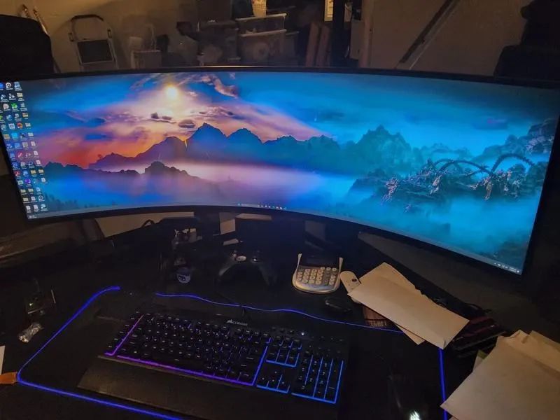 Monitor Gamer Ultrawide Curvo Impecável