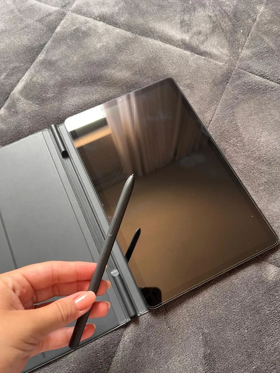 Tablet Samsung Galaxy Tab S6 Lite 128GB Cinza Completo - Foto 2