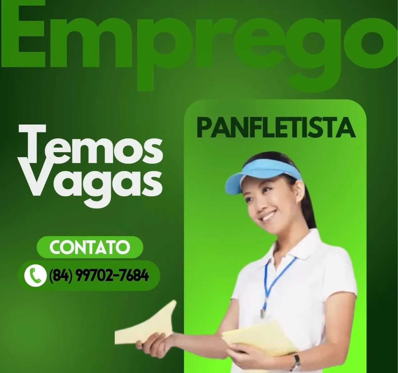 Você tem interesse em trabalhar com panfletagem?