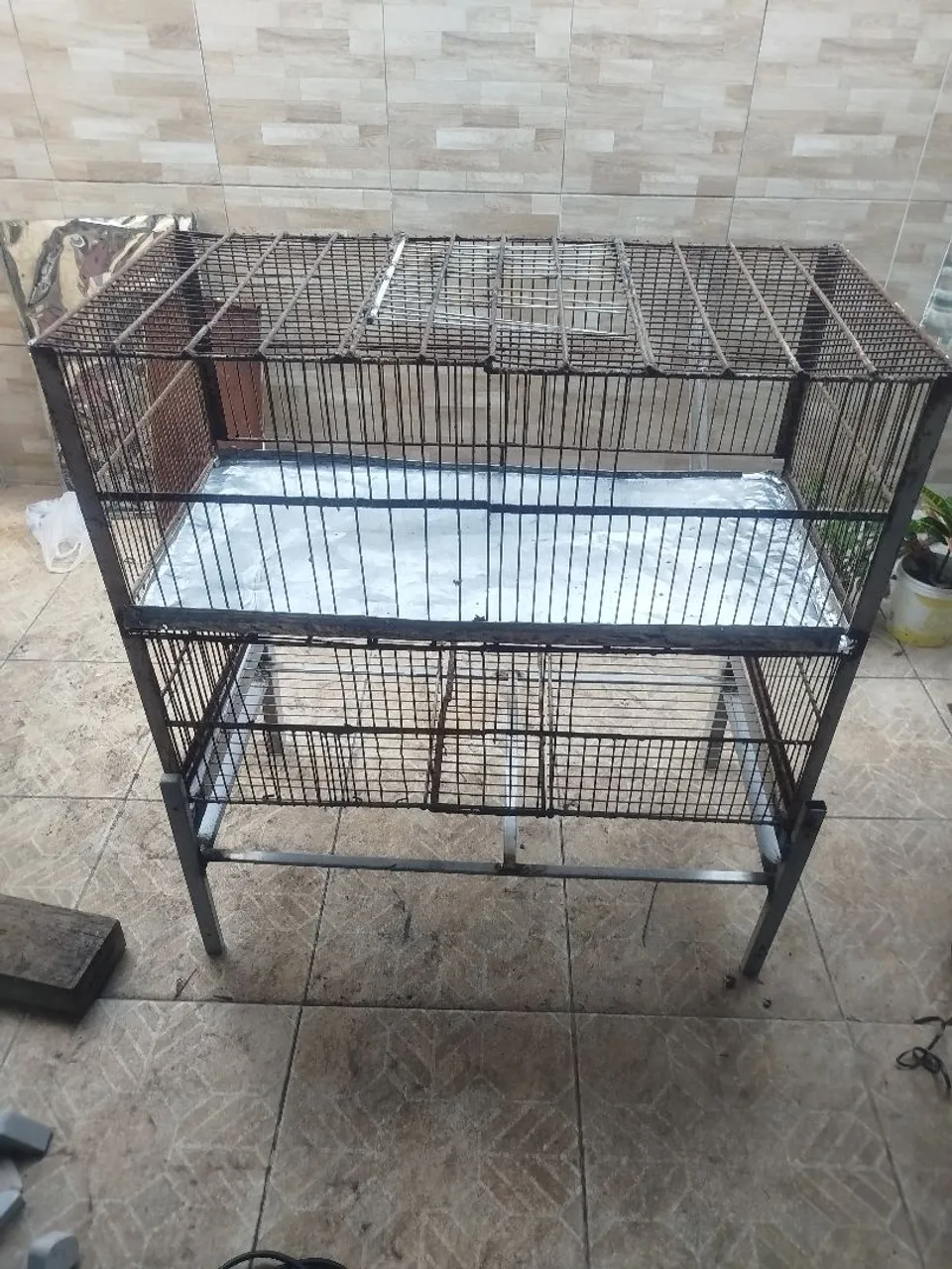 Gaiola grande para pássaros
