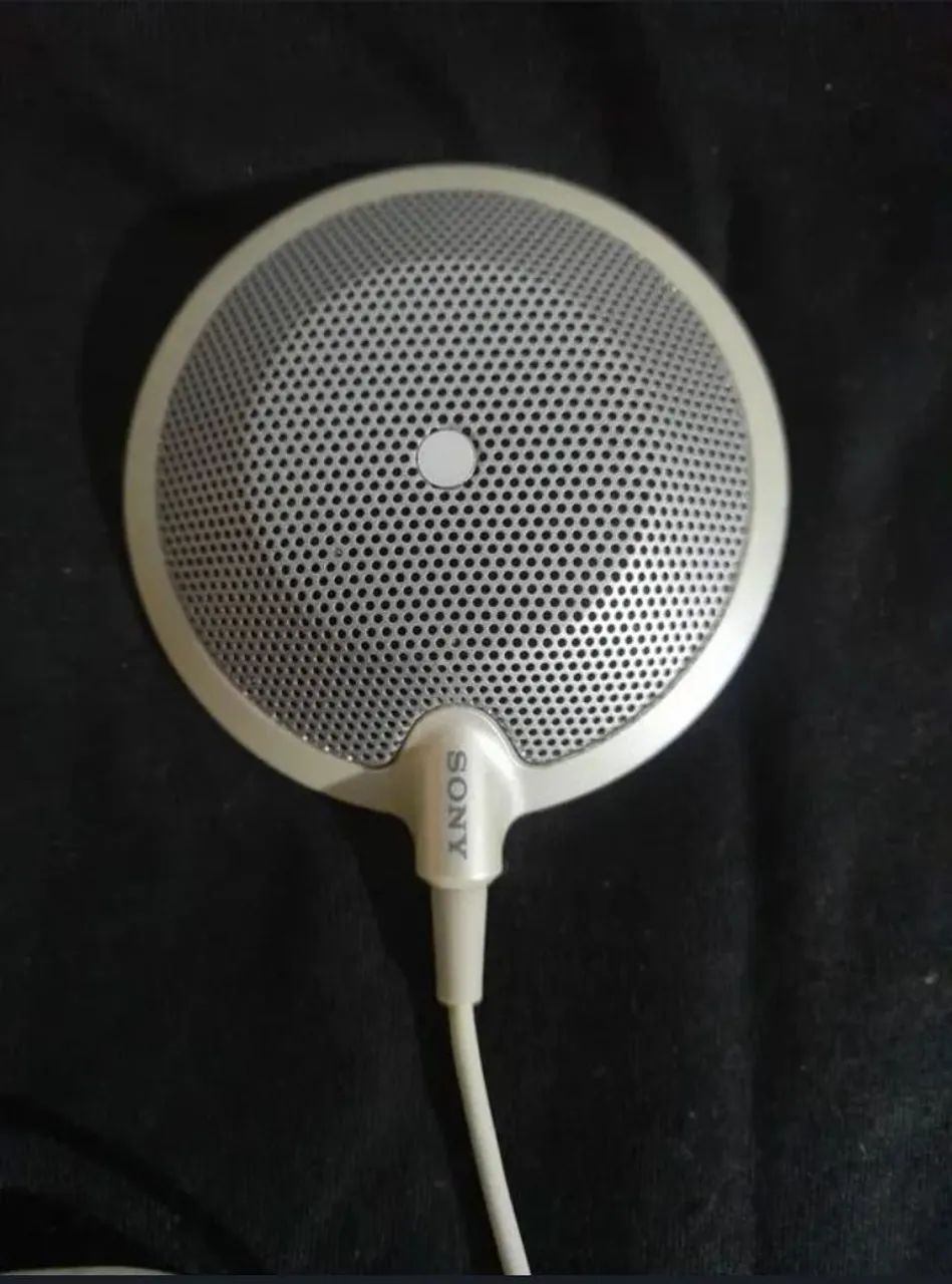 Microfone Sony Omnidirecional PCS A-1 para Computador Semi Novo Barato! - Foto 3