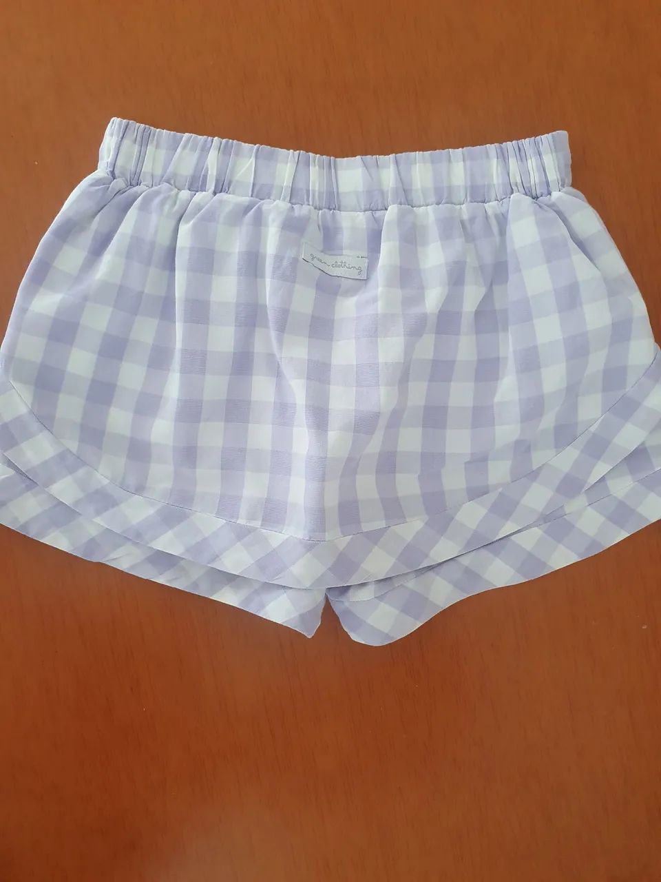 Shorts xadrez infantil - Foto 2