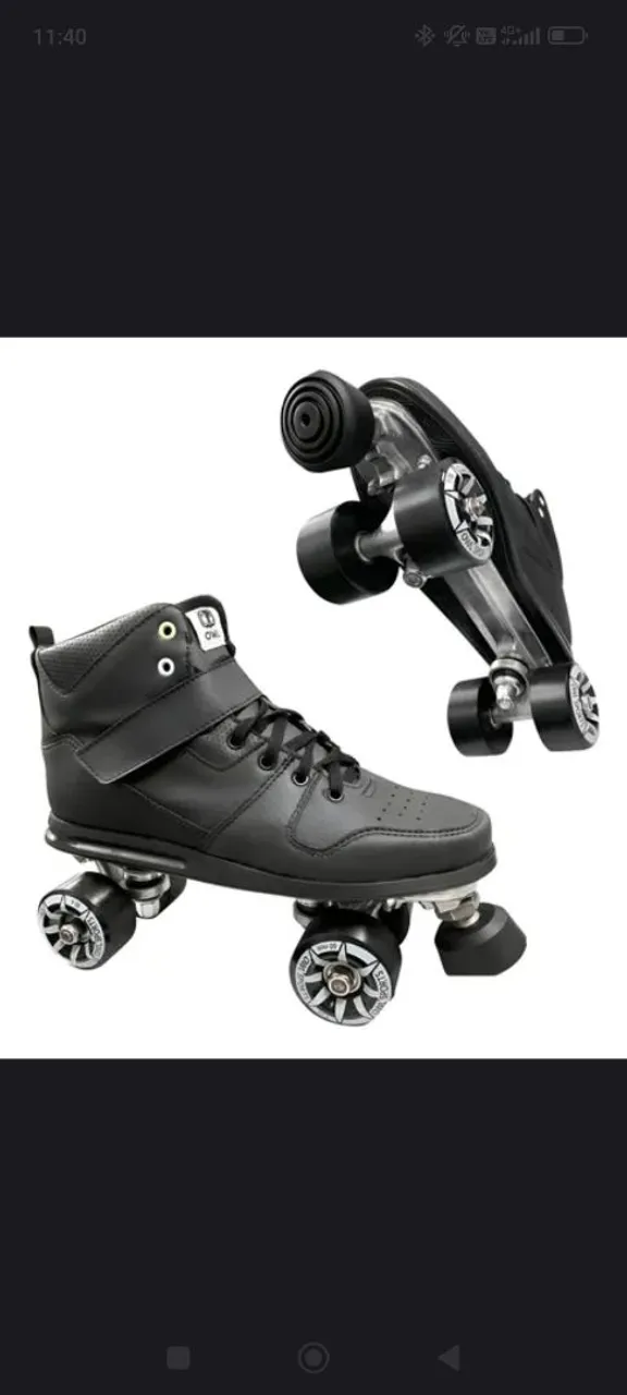 PATINS QUAD OWL SPORTS MUSTA ALUMINUM + KIT DE PROTEÇÃO