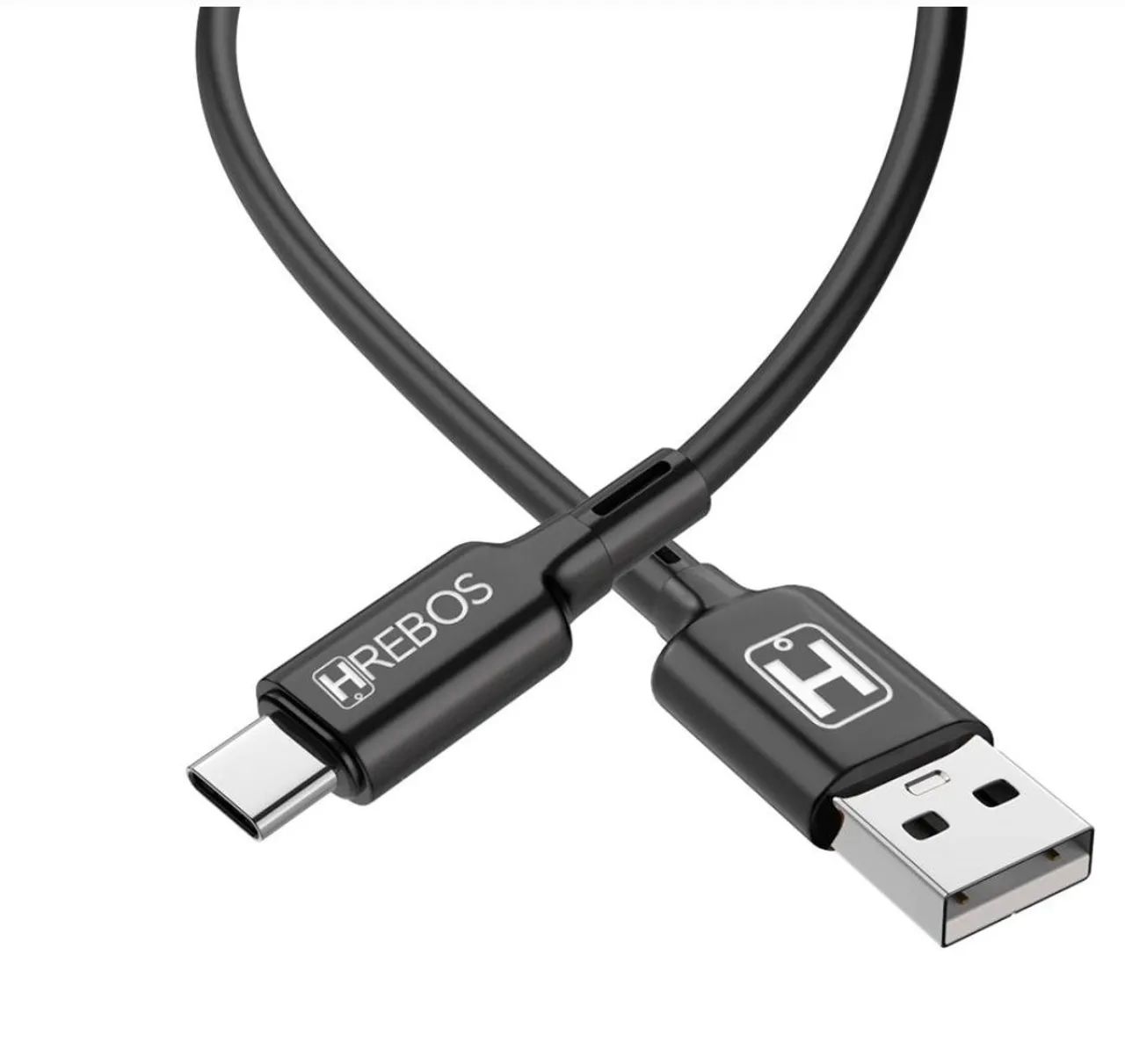 Cabo para celular, Hrebos Original, 1m, V8, Tipo-c, Lightning (Novo) - Foto 4