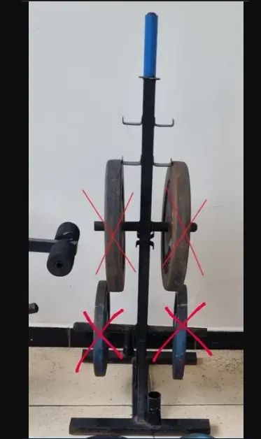 Suporte anilhas: ( somente o suporte)