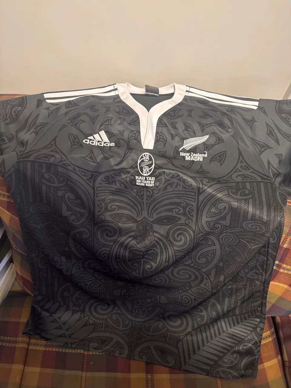 Camisa seleção Nova Zelândia Rugby edição centenário. 5 XL