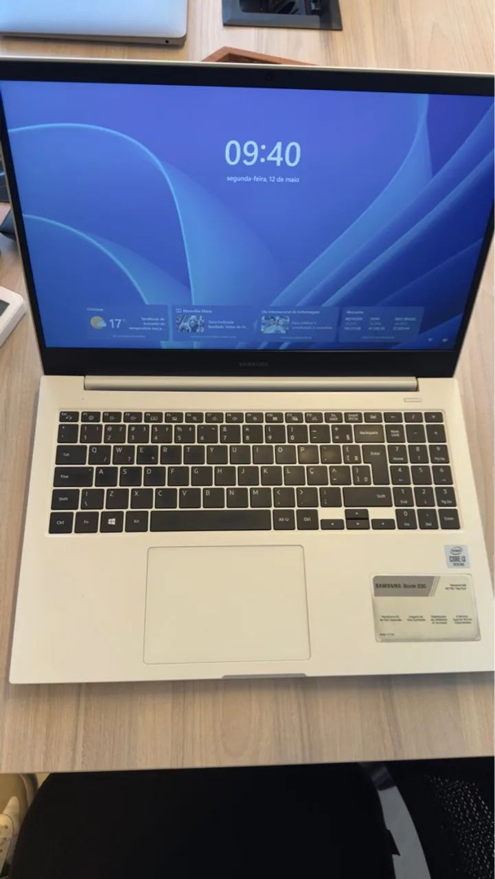 Notebook Samsung Branco - Semi Novo em Ótimo Estado!