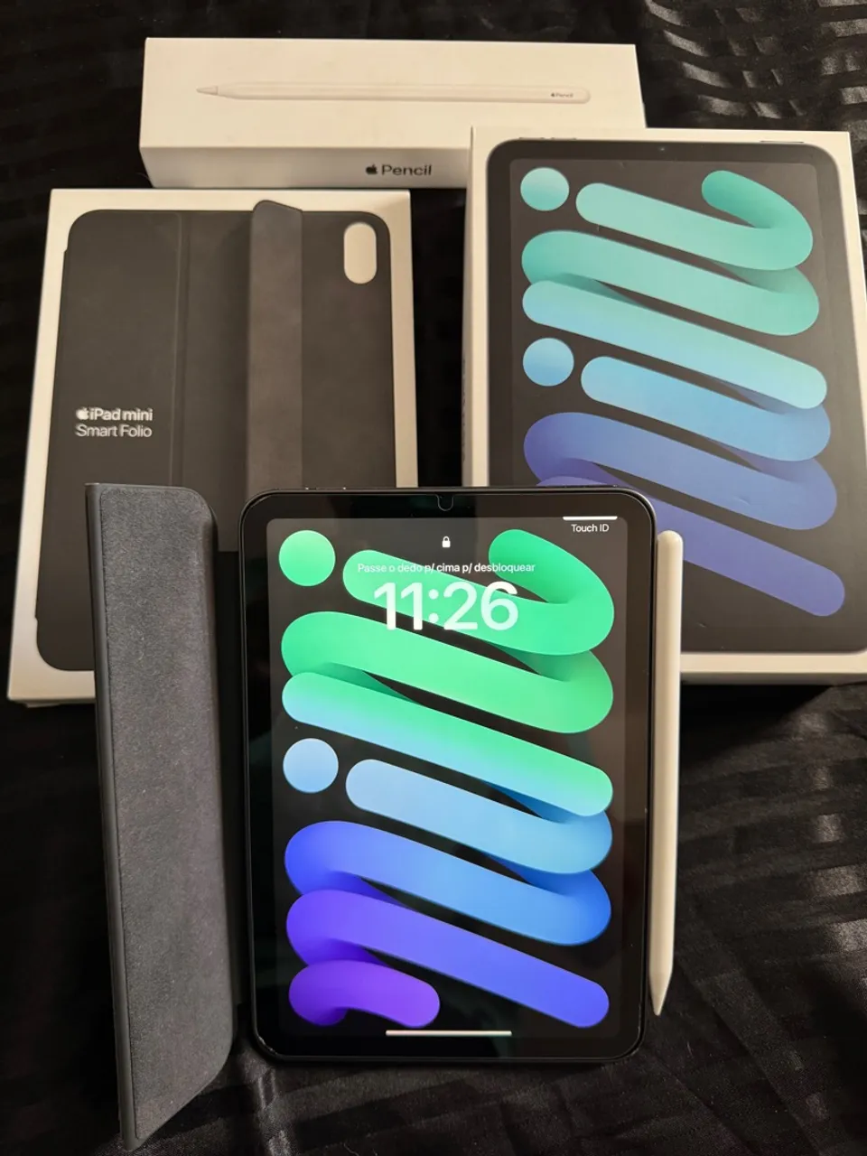 iPad mini 6 + Apple Pencil e Smart Folio