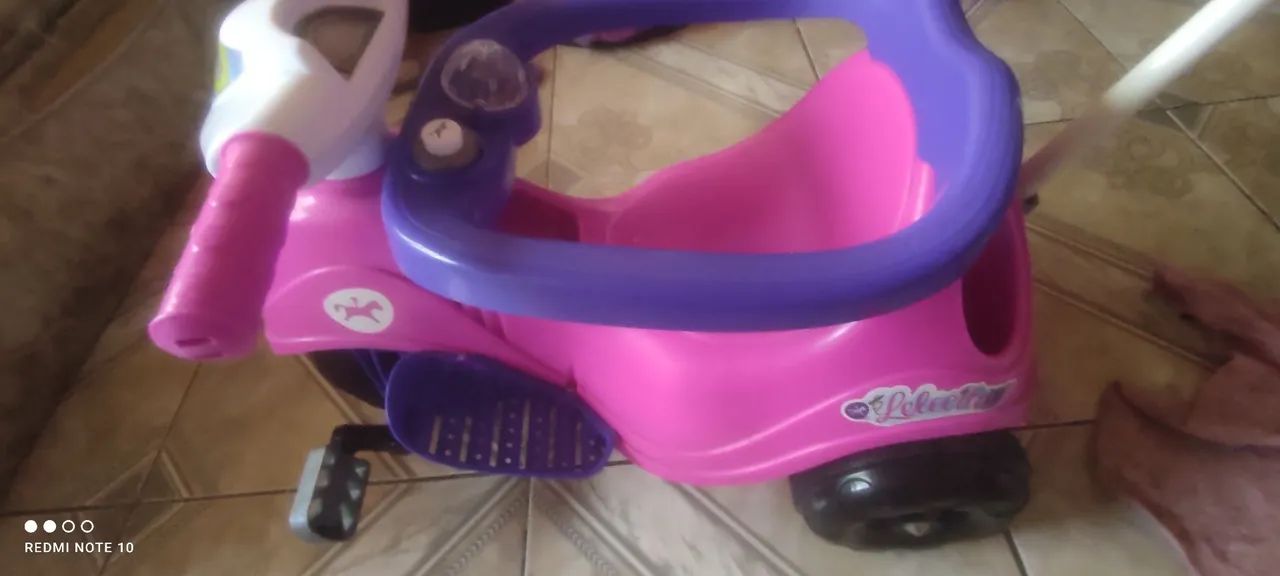 Tricilico Infantil Rosa e Lilás - Foto 3