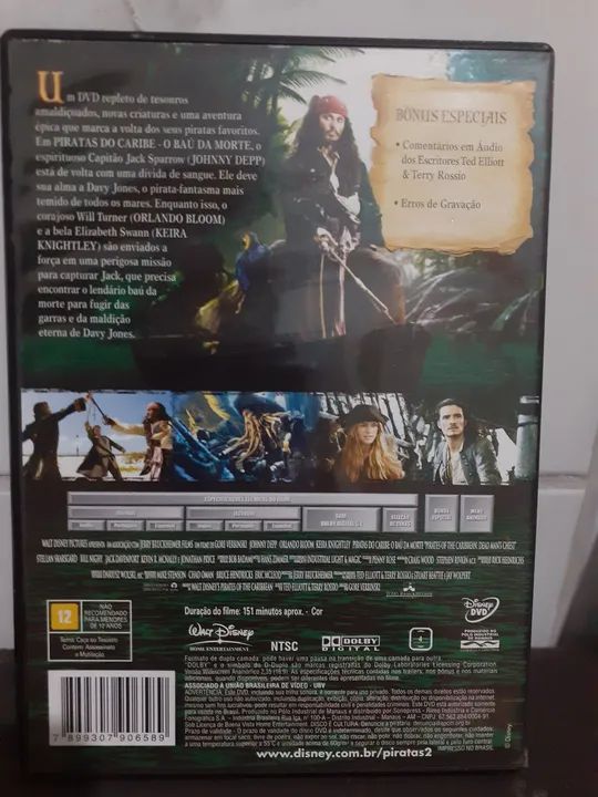 2 DVD'S PIRATAS DO CARIBE - Foto 2