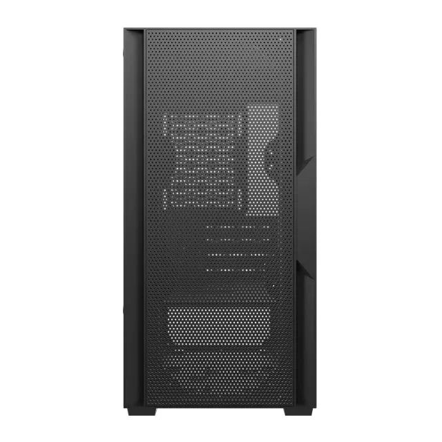 Gabinete Aigo C195M Mesh, Mini-Tower, Lateral de Vidro, Preto, Sem Fans, Novo, Lacrado - Foto 4