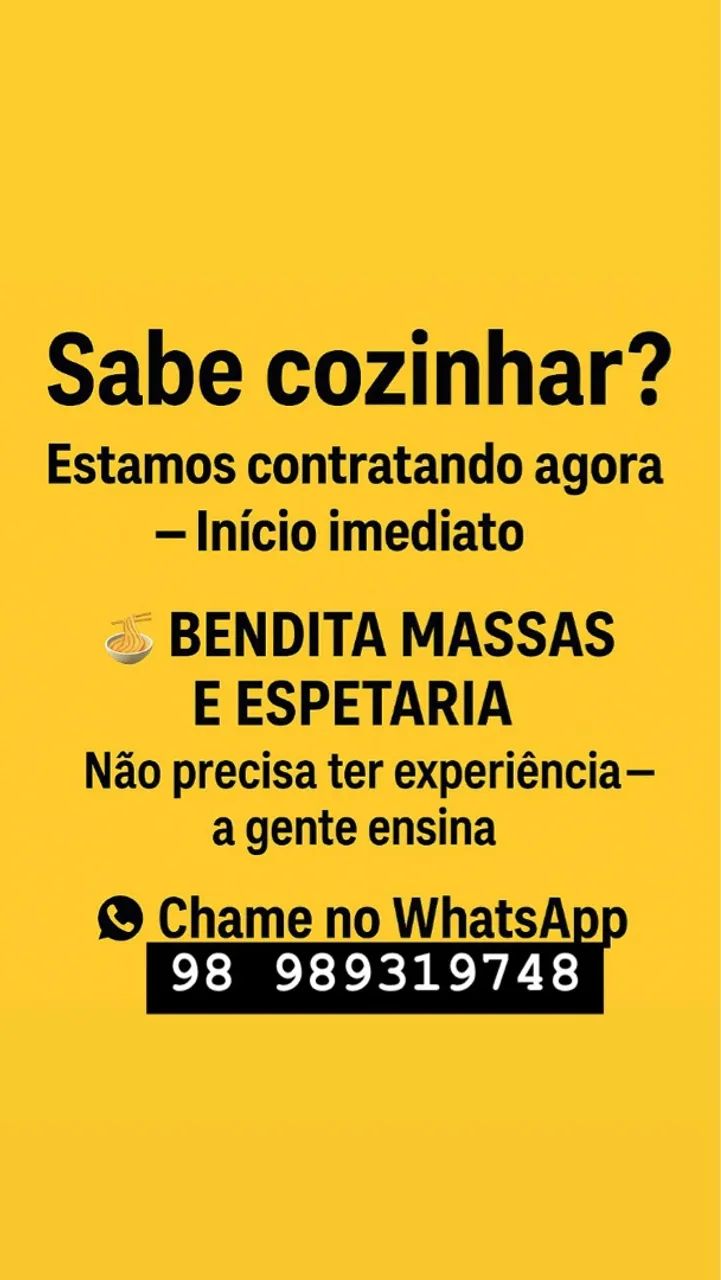Cozinheiro(a)auxiliar aprendiz 