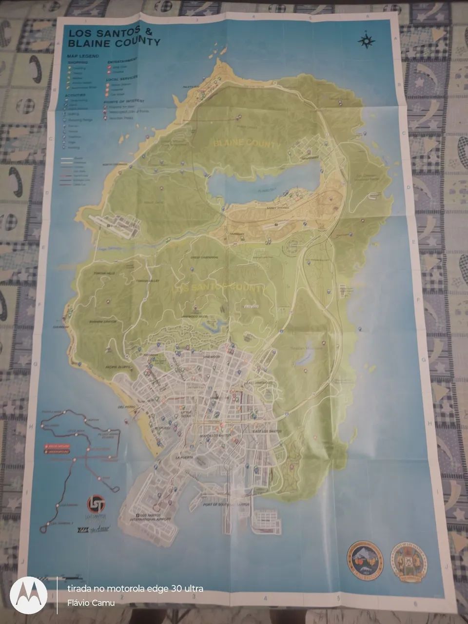 Mapas Red Dead Redemption 2 e GTA 5 - Foto 2