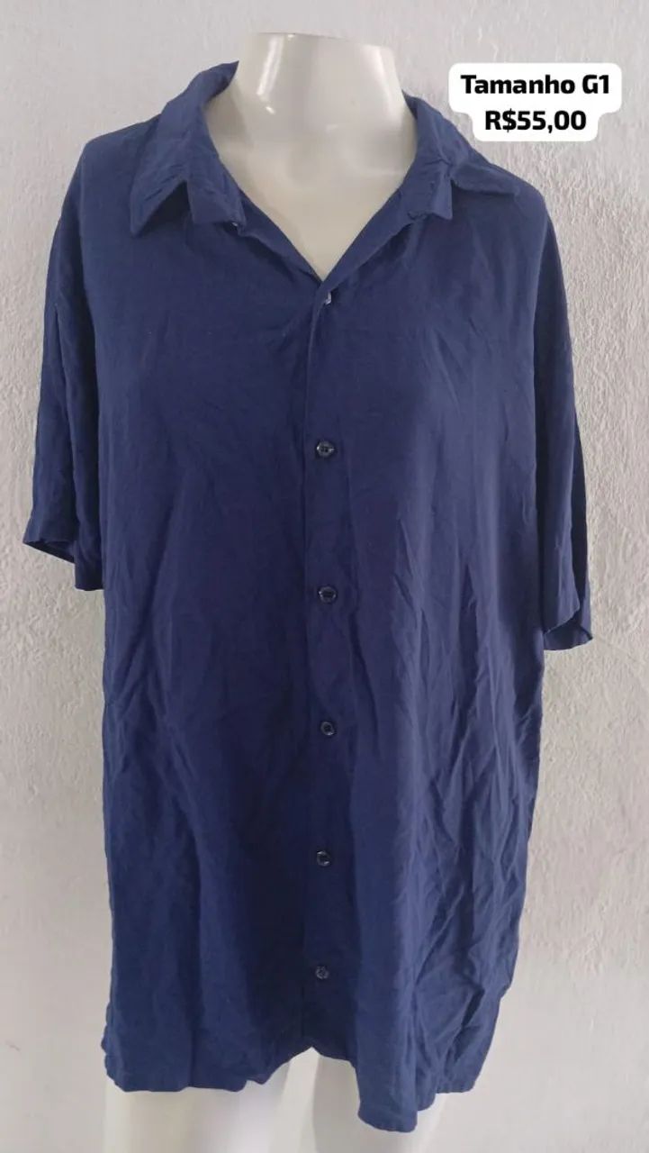 Camisa masculina em tecido G1