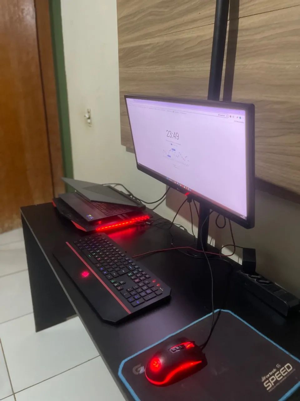 Notebook Gamer + monitor LG ultrawide - Foto 4