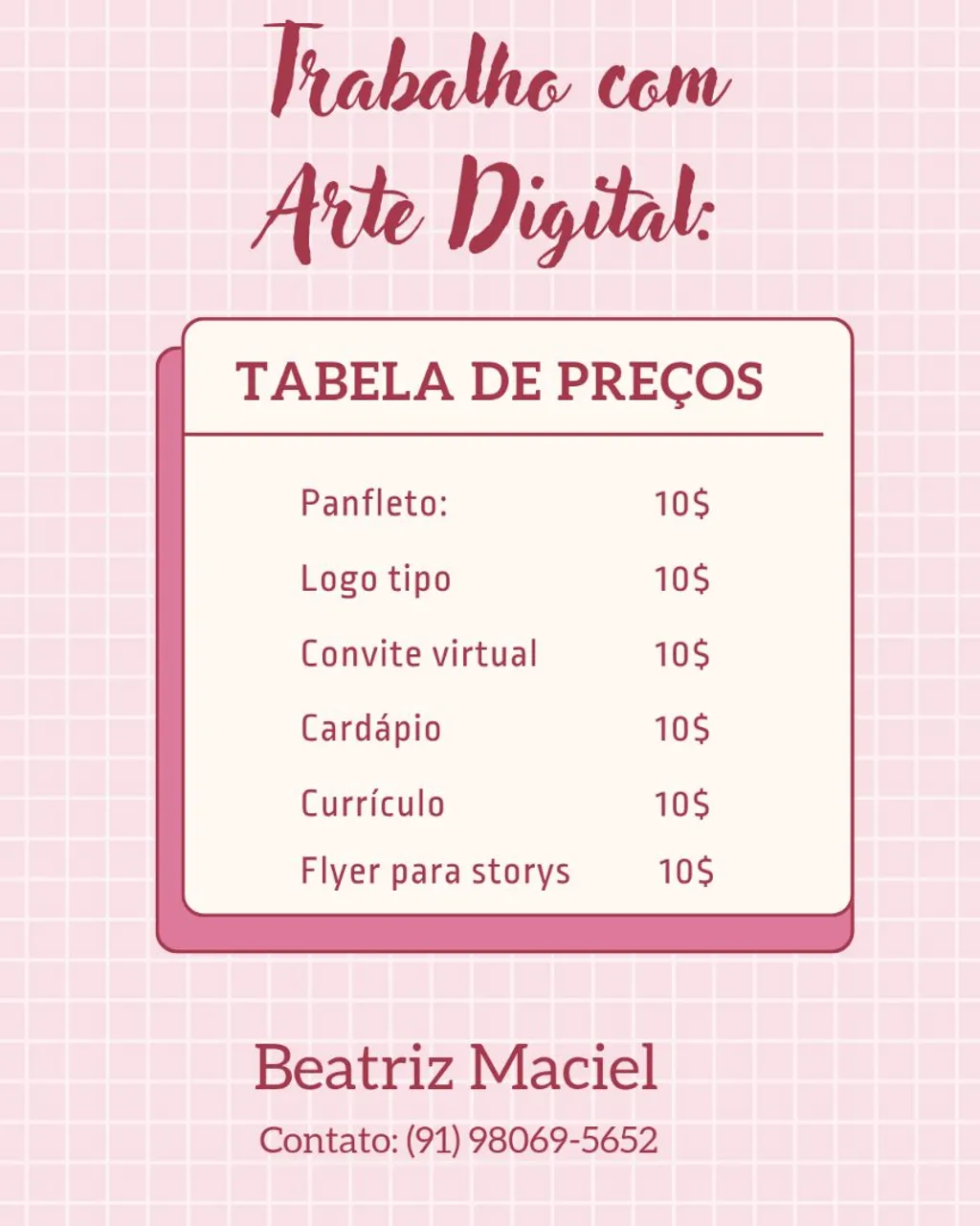 Trabalho com Arte Digital