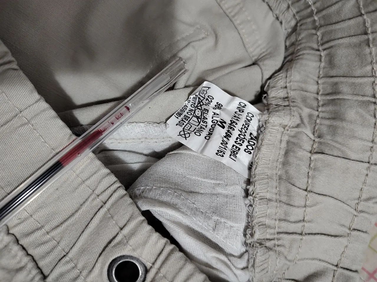 Calça masculina para adolescente tamanho M - Foto 3