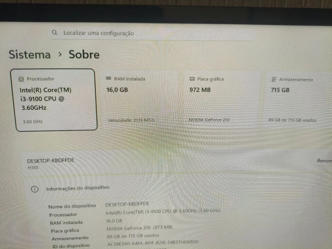 Computador Intel I3 9100 - Foto 5