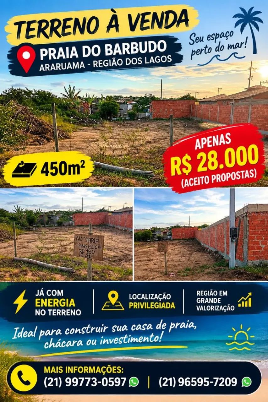 TERRENO EM ARARUAMA 