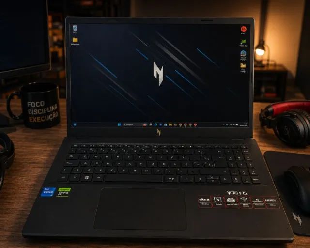 ? NOTEBOOK GAMER ACER NITRO V15 | RTX 4050 | i5 13ª | 512GB SSD - Foto 5
