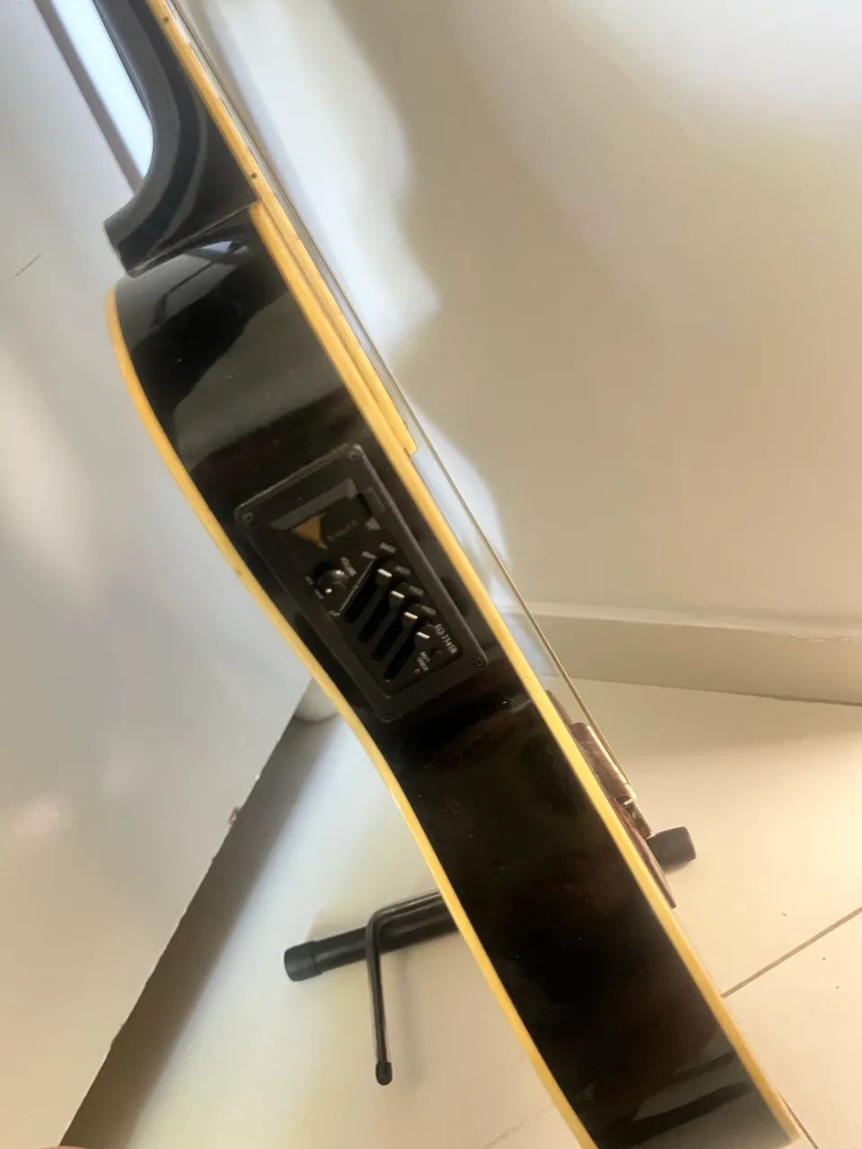 Violão Eagle Elétrico Eletroacústico Preto (Modelo CH-800B F) - Foto 4