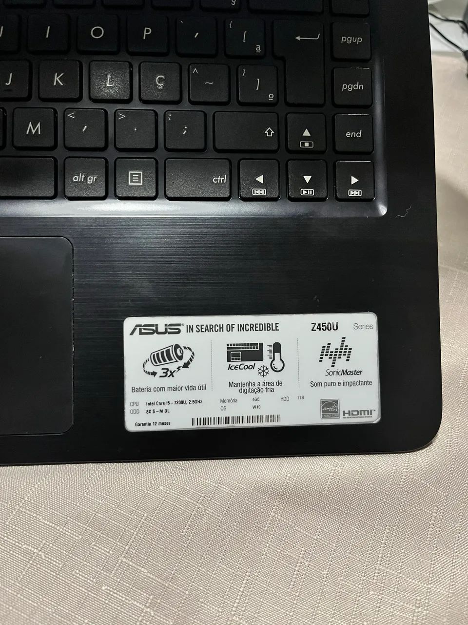 Vendo notebook ASUS - Foto 2