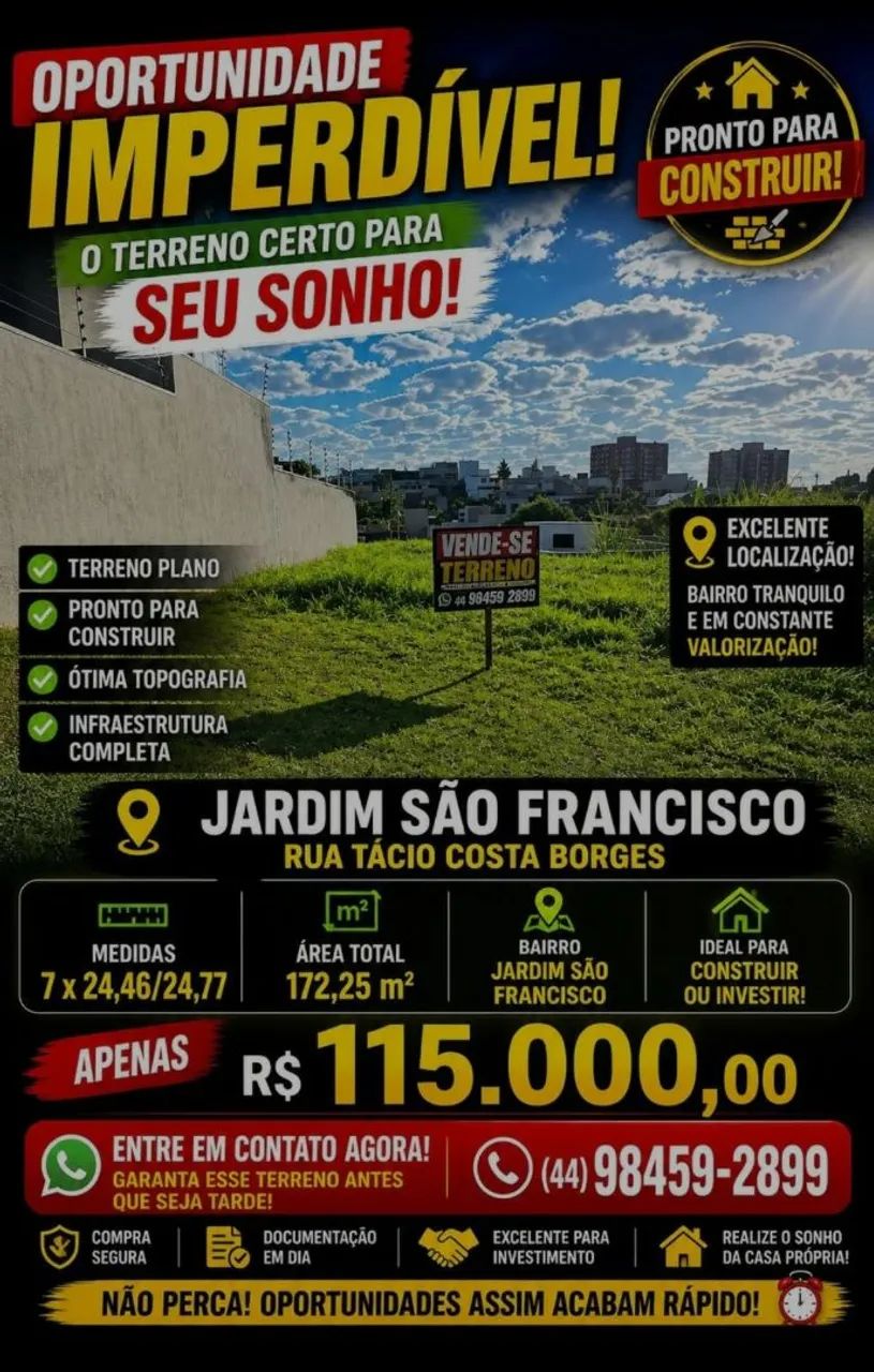 Vende se dois terrenos em Umuarama  - Foto 2