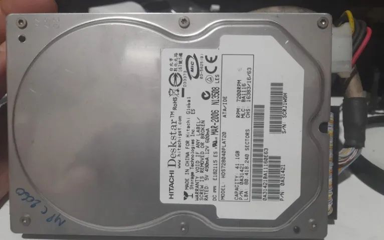 HD IMPRESSORA * RICOH MP C 2060 USADO Ref 00174