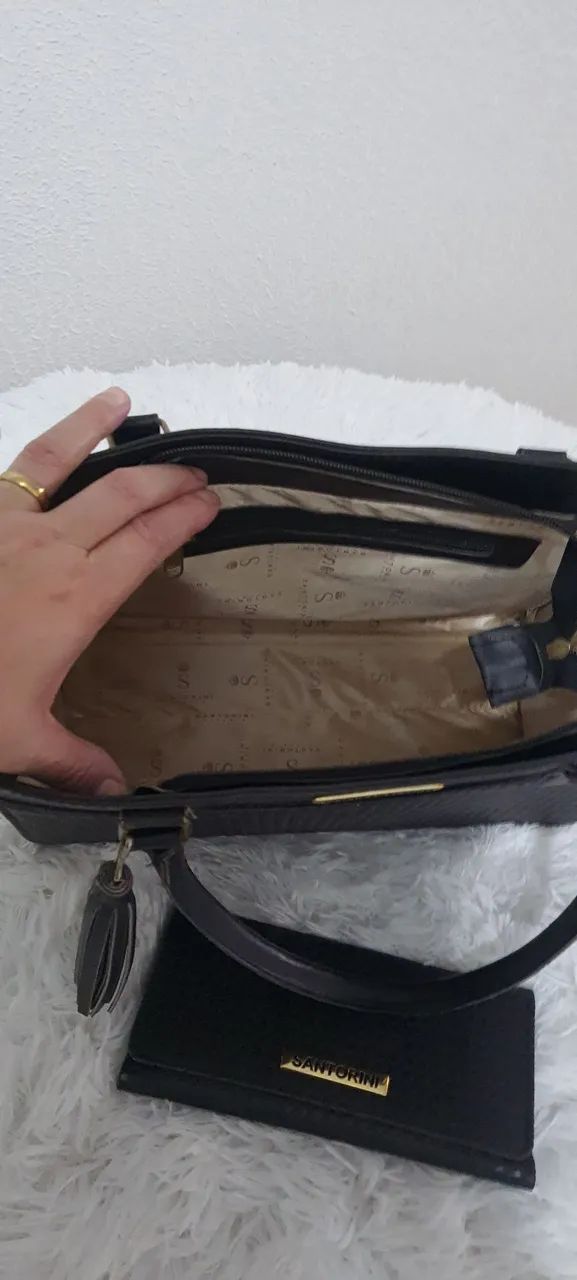Bolsa e carteira ler descrição  - Foto 4