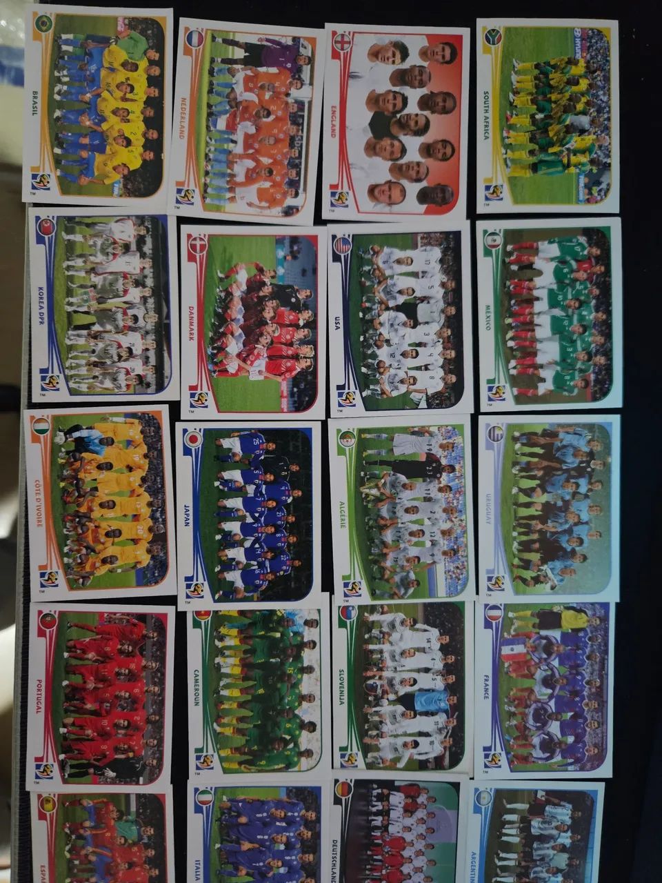Kit completo figurinhas perfildadas copa 2010 - Foto 2