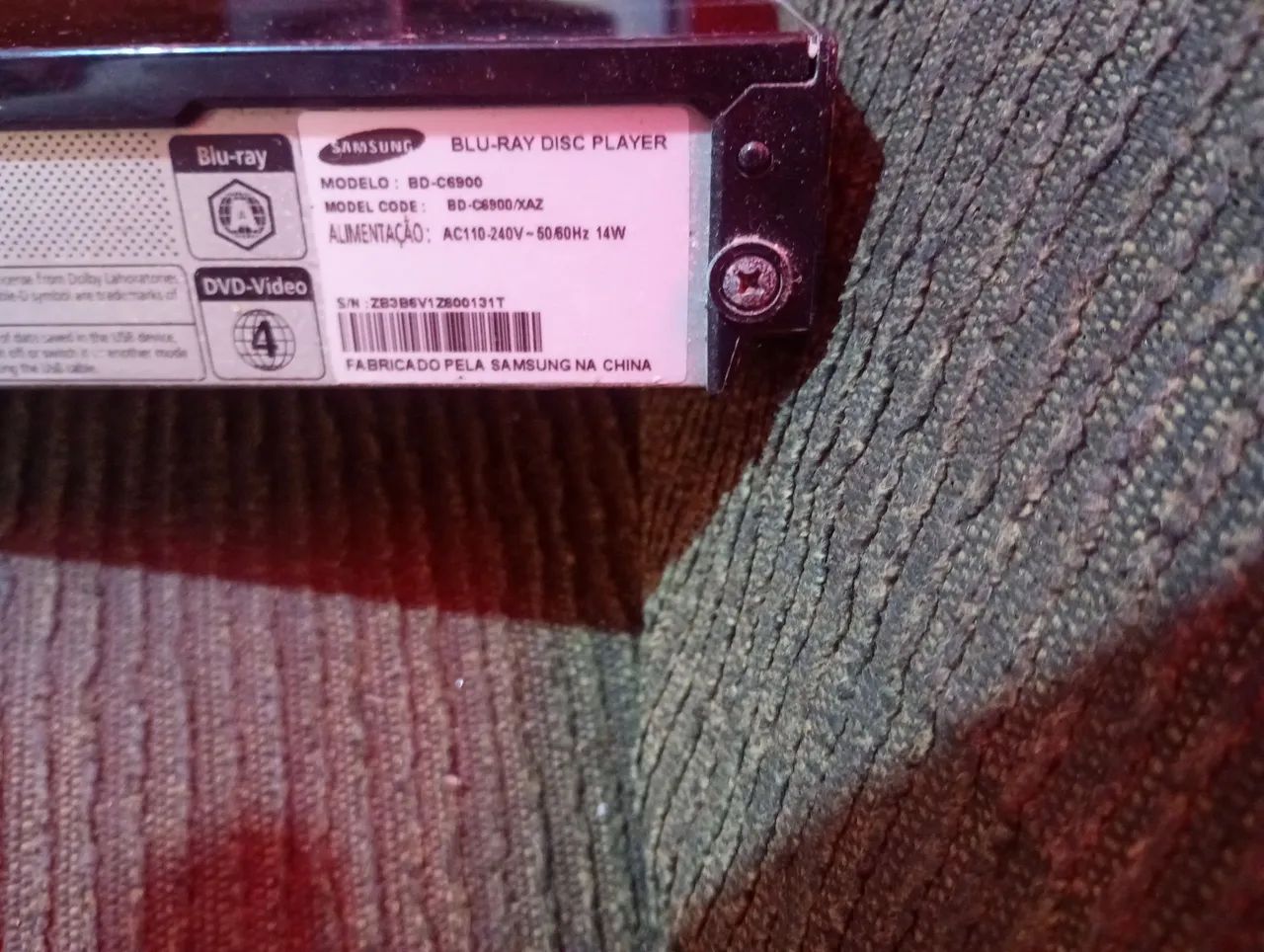 Blu-ray Samsung mod bdp c,6900 - Foto 3
