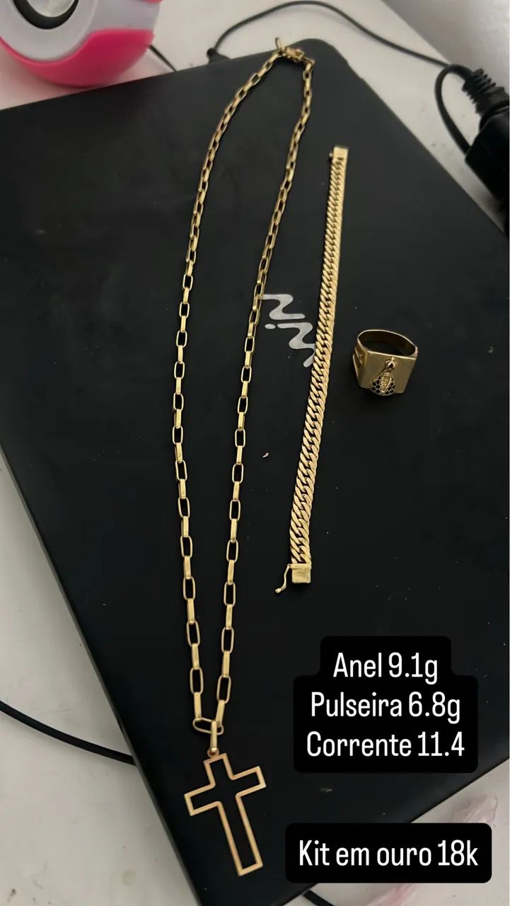 Pulseira em ouro 18k - Foto 2