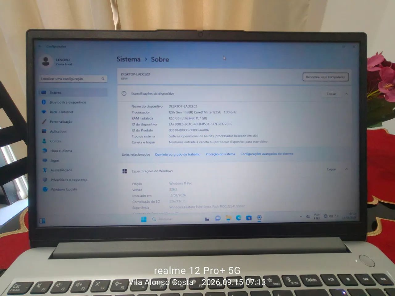 NOTEBOOK LENOVO IDEAPAD 1 15IAU7 - CORE i5 - Foto 2