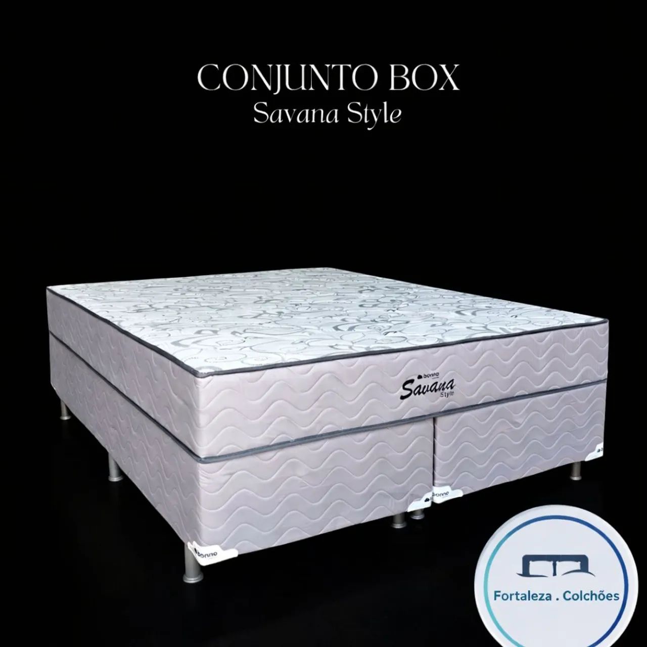  Cama Casal Box Queen Savana entrega grátis e imediata p/Fortaleza e só paga na entrega.<br> - Foto 2