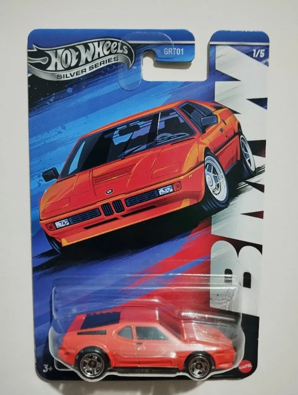 Hot Wheels BMW M1 Silver Series JBY59