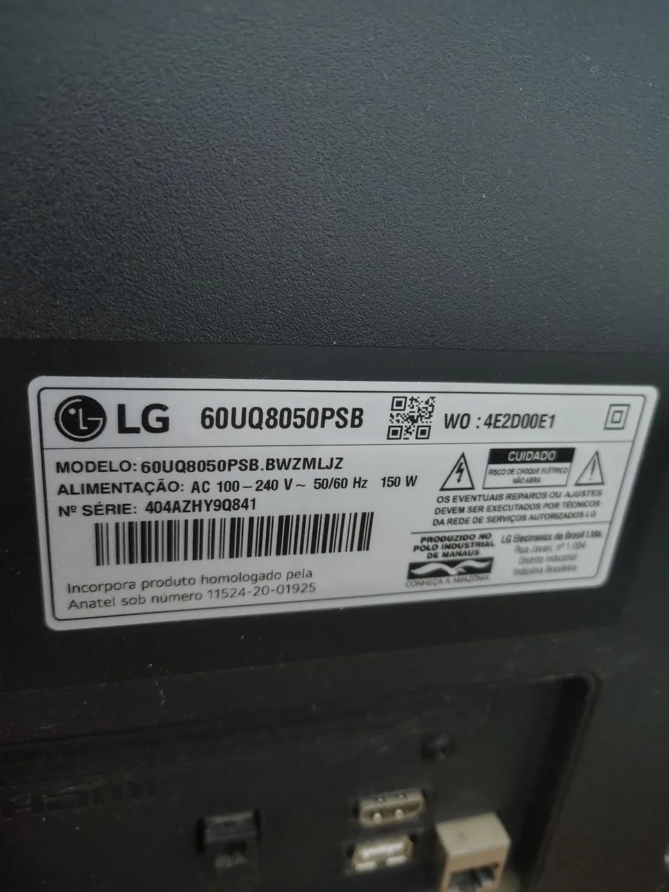 Smartv LG 60 polegadas pra retirar peças problema na tela  - Foto 2