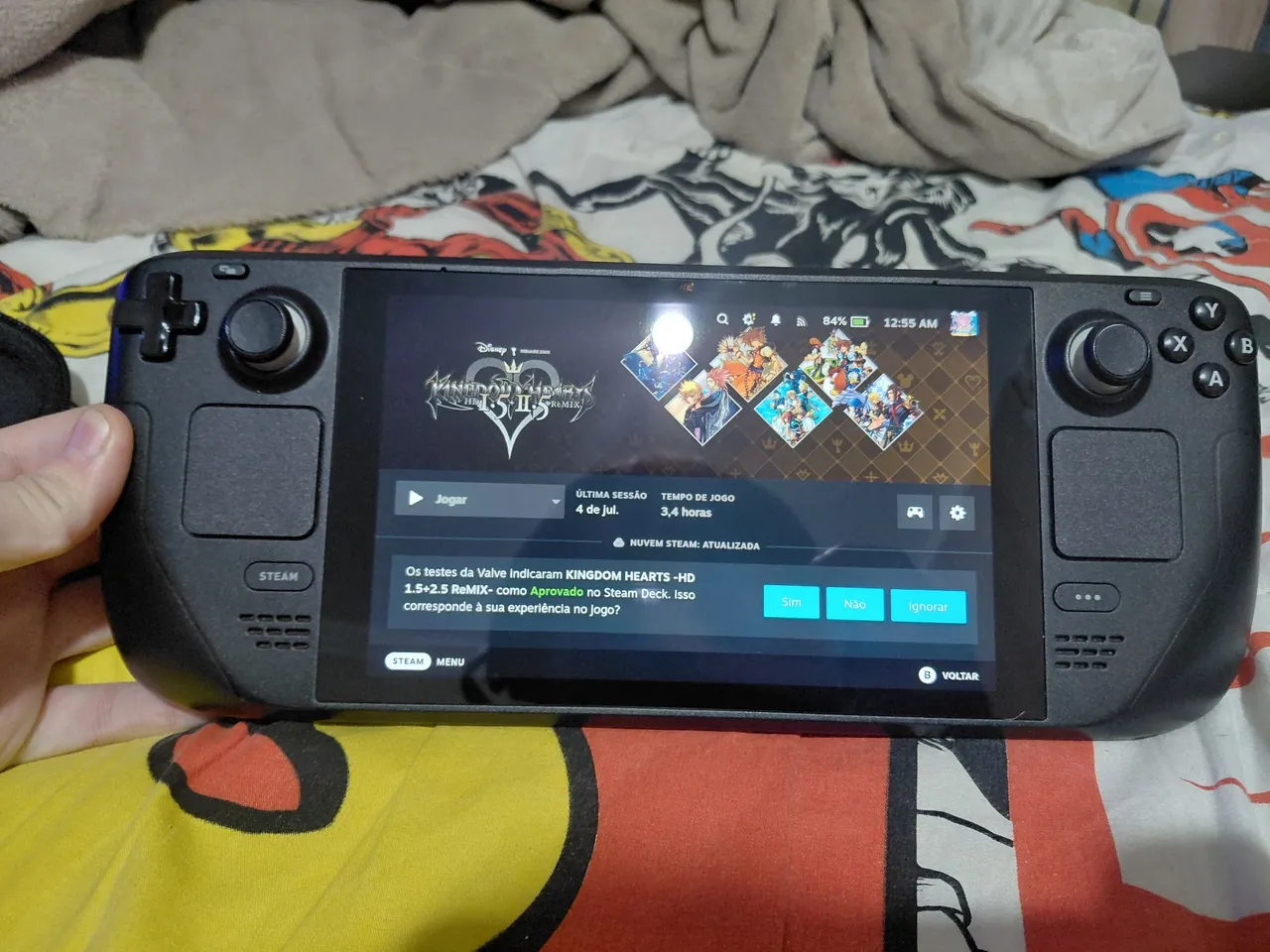 Steam Deck LCD 256gb + Case + SD 128gb - Consoles de Vídeo Game