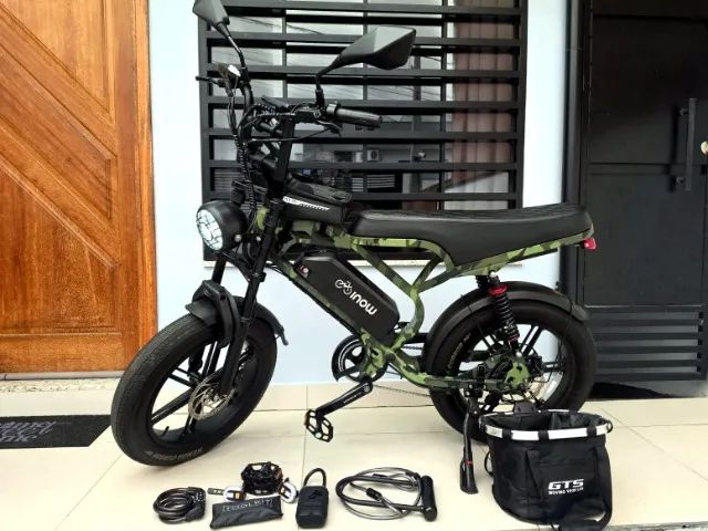 Bicicleta Elétrica INOW V40 Pro - Impecável - Menos de 100 km - Foto 2