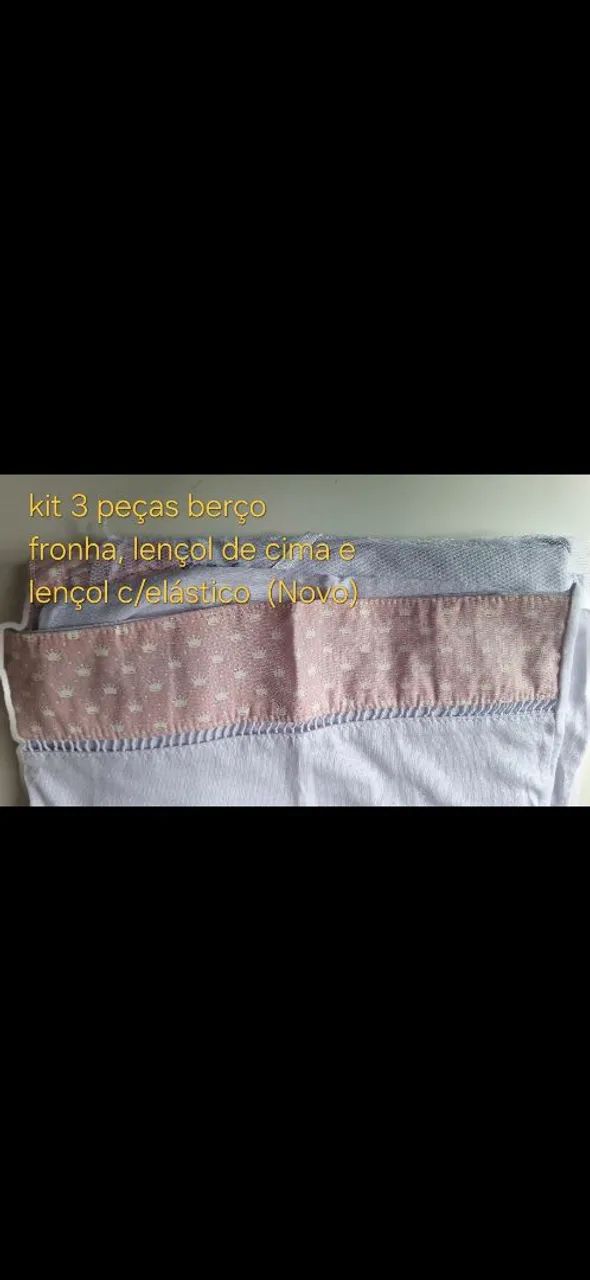 Kit de 3 peças de  berço 