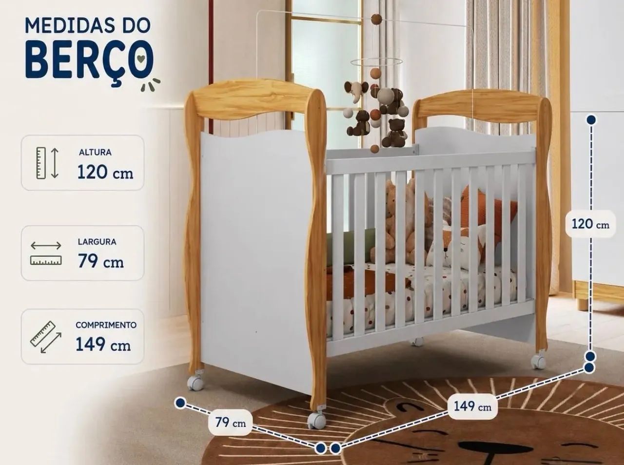 Berço infantil  - Foto 3